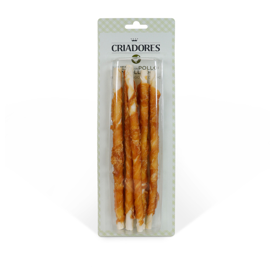 Criadores Huesos con Pollo Enrollado snack para perros ¡Pack ahorro!